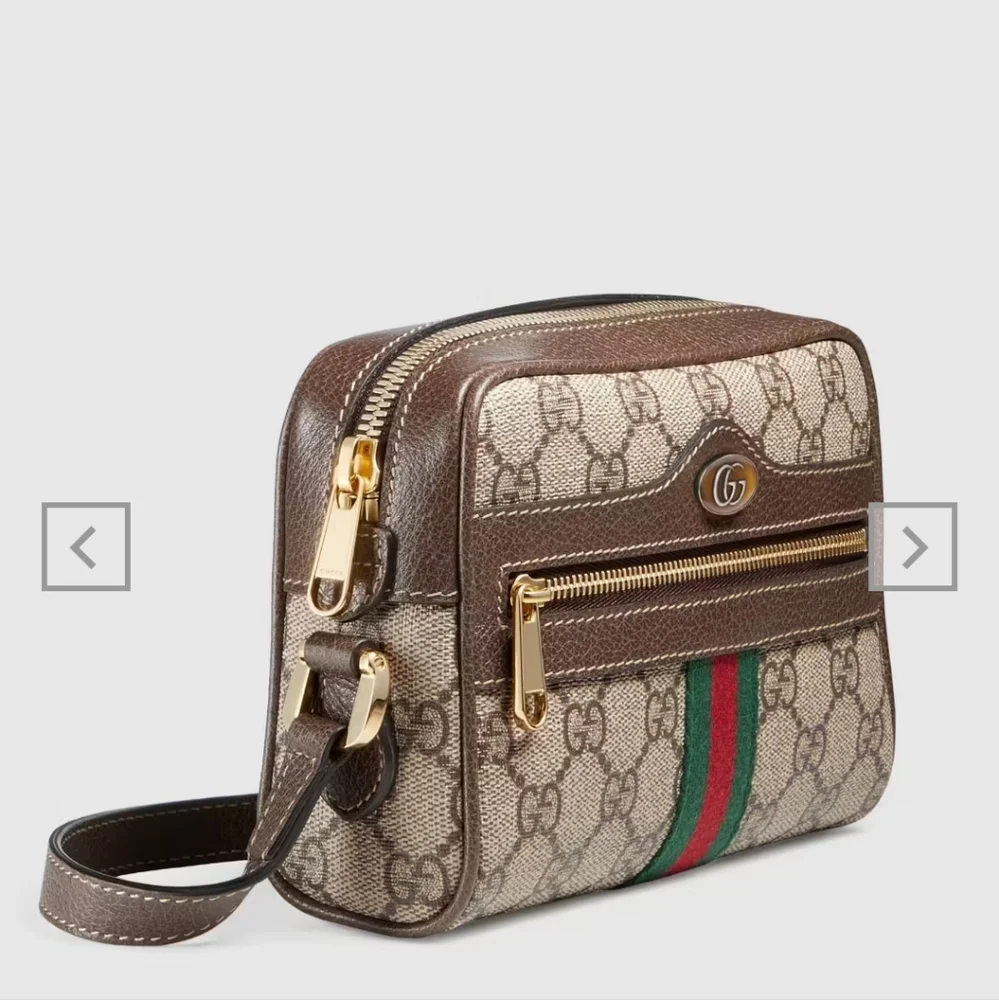 ๐2X HP๐ Authentic Gucci Ophidia GG Supreme Mini Bag - Picture 2 of 11